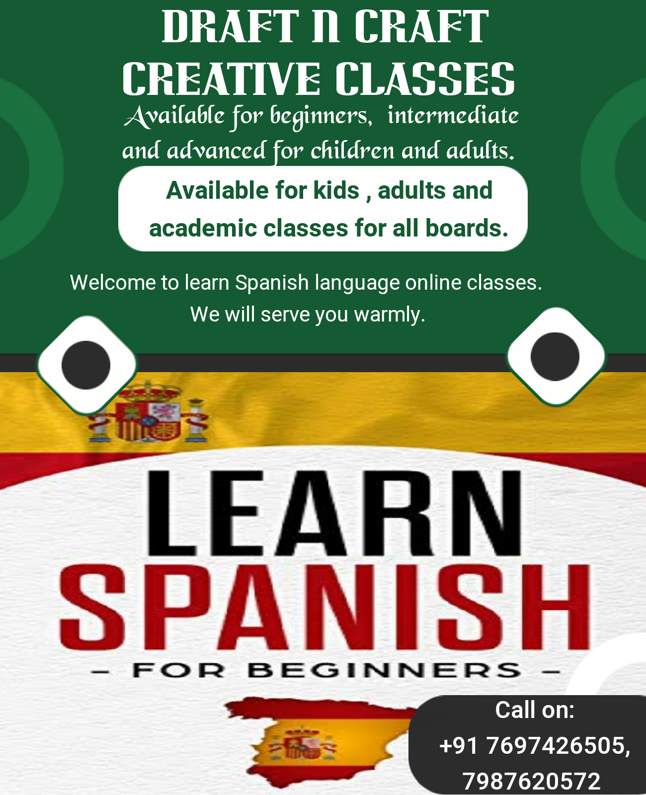 Learn Spanish live online classes image
