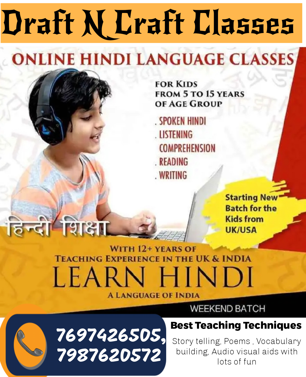 Hindi language image